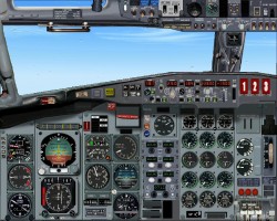 FS2004 Boeing 727-200 Panel