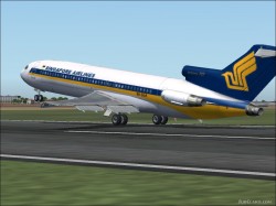 FS2004 Boeing 727-200 FsOC Singapore Airlines Livery Airliners