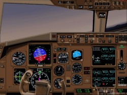 FSX Boeing B767 Panel